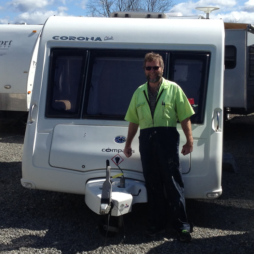 Gary Smith Owner Of Grovetown Caravans In Blenheim Marlborough NZ